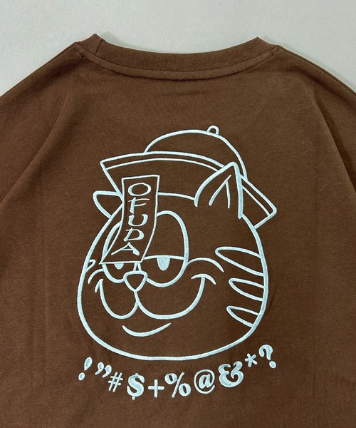 A'gem(エージェム)の「A'GEM/9 × .kom 『A'gem/エージェム』 シンプル猫CAT半袖Tシャツ(Tシャツ/カットソー・メンズ・ライトグレー/ホワイト/ブラック/ブラウン・M/L)」の18枚目の写真