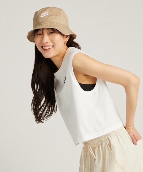 (取寄) ナイキ レディース スポーツウェア クラブ スリーブレス クロップド T-シャツ NIKE公式】ナイキ スポーツウェア クラブ ウィメンズ スリーブ