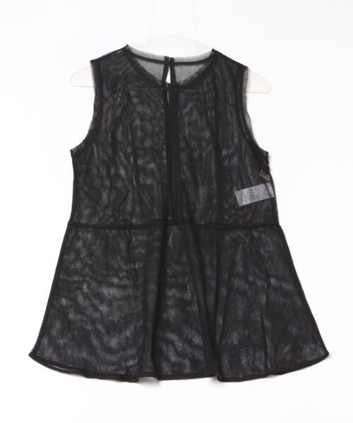 TITE IN THE STORE（ティテ　インザ　ストア）の「【セットアイテム】マルチウェイカラー×コットンネットトップス（ニット/セーター・レディース・ブラック/アイボリー・38）」の4枚目の写真