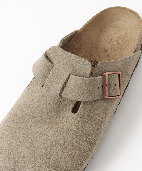 BIRKENSTOCK（ビルケンシュトック）の「BIRKENSTOCK (ビルケンシュトック) BOSTON TAUPE SUEDE 60463（サンダル・メンズ・ベージュ・41/42/43/44）」の4枚目の写真