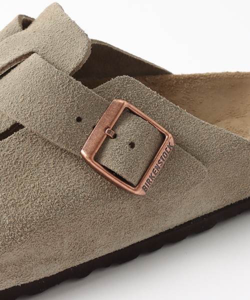 BIRKENSTOCK（ビルケンシュトック）の「BIRKENSTOCK (ビルケンシュトック) BOSTON TAUPE SUEDE 60463（サンダル・メンズ・ベージュ・41/42/43/44）」の6枚目の写真