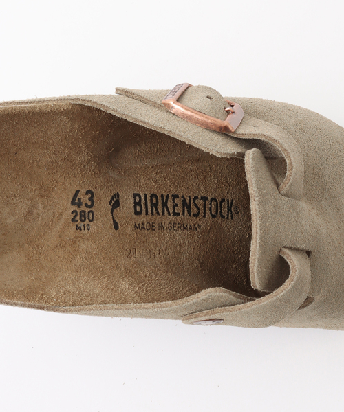 BIRKENSTOCK（ビルケンシュトック）の「BIRKENSTOCK (ビルケンシュトック) BOSTON TAUPE SUEDE 60463（サンダル・メンズ・ベージュ・41/42/43/44）」の8枚目の写真