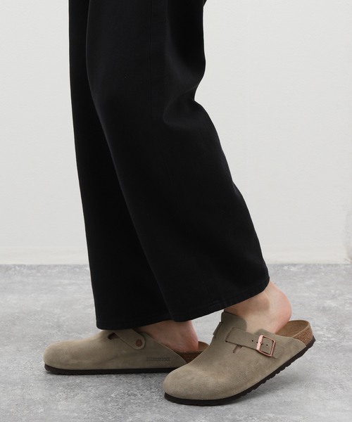 BIRKENSTOCK（ビルケンシュトック）の「BIRKENSTOCK (ビルケンシュトック) BOSTON TAUPE SUEDE 60463（サンダル・メンズ・ベージュ・41/42/43/44）」の3枚目の写真