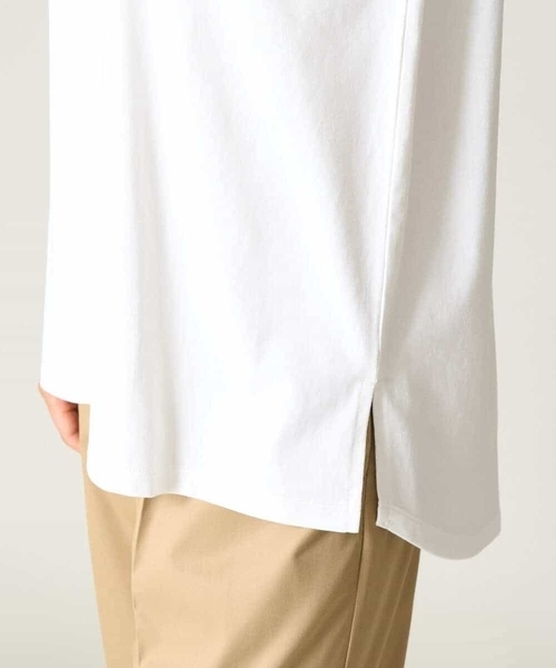 a.v.v(アーヴェヴェ)の「【接触冷感】大人のゆるロゴTシャツ(Tシャツ/カットソー・レディース・ホワイト/チャコールグレー/ネイビー/アイボリー・34/36/40/38/42)」の14枚目の写真