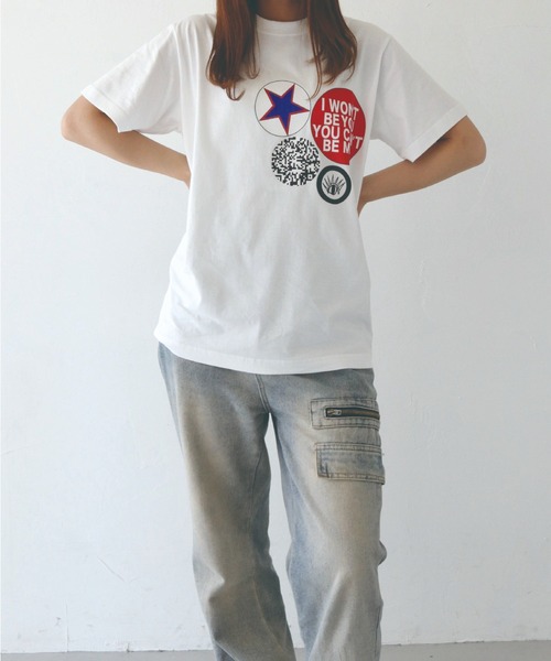 UNIT CHEST】unique unisex T-shirt OIF designer eggs コラボT