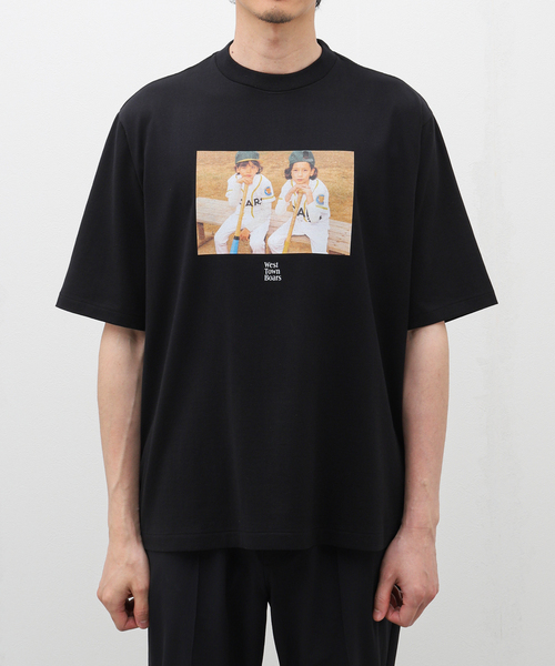 marka(マーカ)の「marka x Yuji Takeuchi (マーカ x ユウジタケウチ) SubTEE M24B-12CS02B(Tシャツ/カットソー・メンズ・ブラック/ホワイト/ライトグレー・2/3/1)」の1枚目の写真