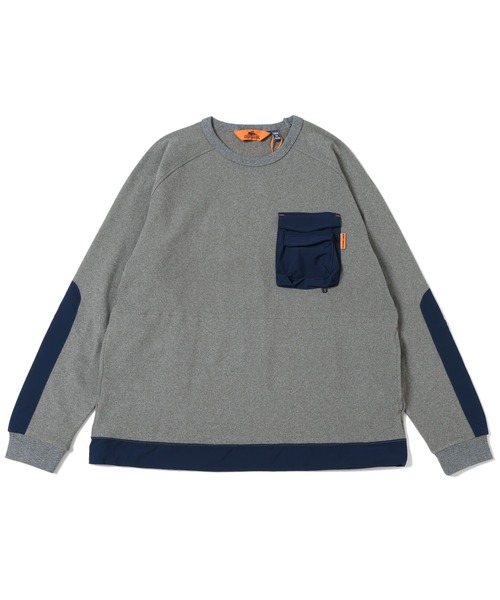 KRIFF MAYER(クリフメイヤー)の「もちのびデザインクルー(Tシャツ/カットソー・メンズ・ブラック/カーキ/ナチュラル/グレー/カラフル・MEDIUM/LARGE/X-LARGE)」の1枚目の写真