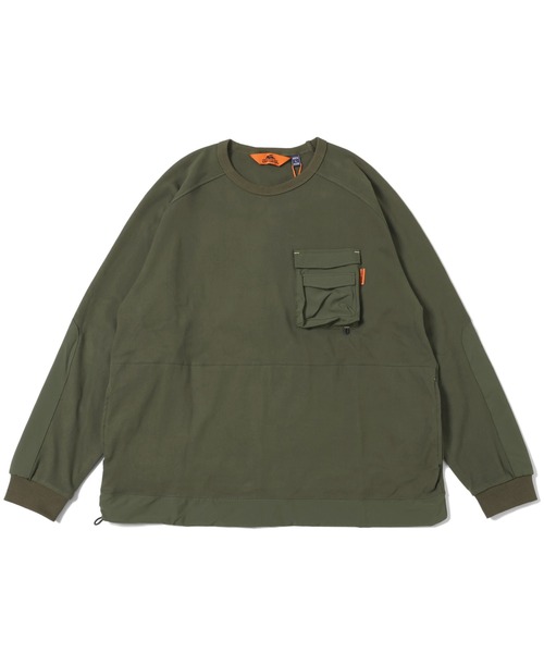 KRIFF MAYER(クリフメイヤー)の「もちのびデザインクルー(Tシャツ/カットソー・メンズ・ブラック/カーキ/ナチュラル/グレー/カラフル・MEDIUM/LARGE/X-LARGE)」の4枚目の写真