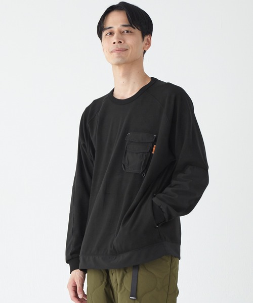 KRIFF MAYER(クリフメイヤー)の「もちのびデザインクルー(Tシャツ/カットソー・メンズ・ブラック/カーキ/ナチュラル/グレー/カラフル・MEDIUM/LARGE/X-LARGE)」の2枚目の写真