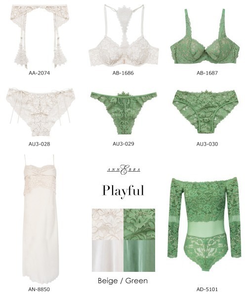 Playful バックデザインフロントホックブラジャー（ブラジャー）｜ANNEBRA（アンブラ）