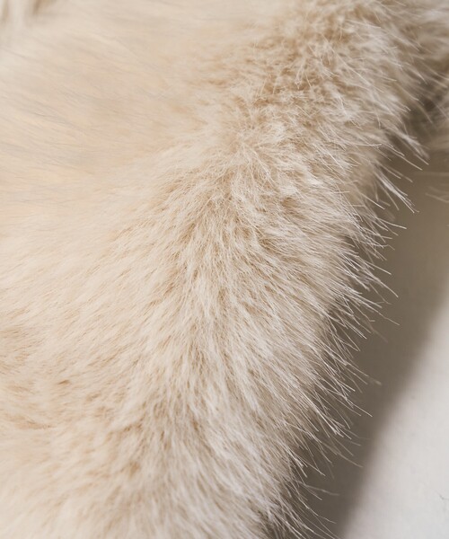 FREAK'S STORE(フリークスストア)の「Casselini/キャセリーニ リボンティペット(マフラー・レディース・ブラック/その他2/ベージュ・ONE SIZE)」の21枚目の写真