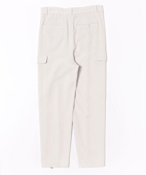 PROVOKE （プロヴォーク）の「TUCK CARGO PANTS（カーゴパンツ・レディース・オフホワイト/ネイビー・38）」の8枚目の写真