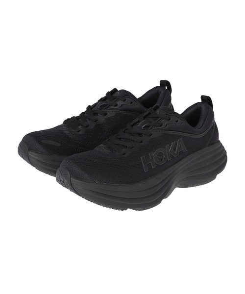 HOKA（ホカ）の「HOKA ONE ONE W BONDI 8 1127952-BBLC（スニーカー・レディース・ブラック・24㎝/24.5㎝/23㎝/23.5㎝/25㎝）」の2枚目の写真