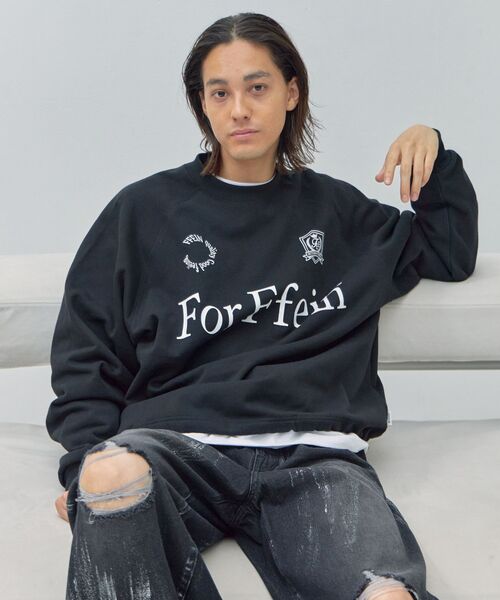 新色追加【FFEIN(フェイン)】ラグランプルオーバーゲームスウェット