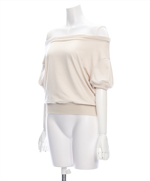 clear（クリア）の「バックリボンオフショルスエットトップス [着回し力抜群 大人 カジュアル]≪再入荷≫（スウェット・レディース・アイボリー/ブラック/グレー・F）」の13枚目の写真