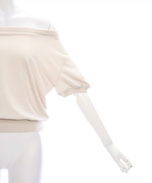 clear（クリア）の「バックリボンオフショルスエットトップス [着回し力抜群 大人 カジュアル]≪再入荷≫（スウェット・レディース・アイボリー/ブラック/グレー・F）」の19枚目の写真