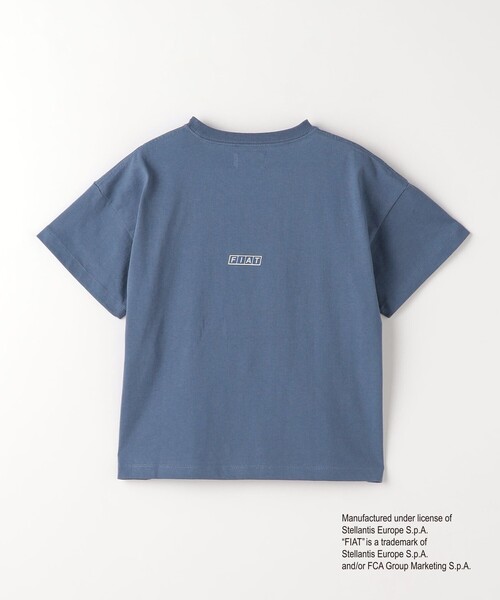 green label relaxing（グリーンレーベルリラクシング）の「【別注】＜URBAMENT＞TJ FIAT PANDA Tシャツ / キッズ  140cm-150cm（Tシャツ/カットソー・キッズ・ネイビー/ホワイト/ブラウン・140cm/150cm）」の4枚目の写真