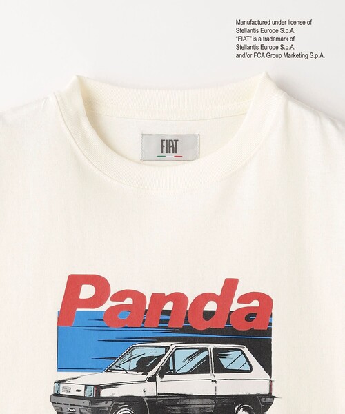 green label relaxing（グリーンレーベルリラクシング）の「【別注】＜URBAMENT＞TJ FIAT PANDA Tシャツ / キッズ  140cm-150cm（Tシャツ/カットソー・キッズ・ネイビー/ホワイト/ブラウン・140cm/150cm）」の12枚目の写真