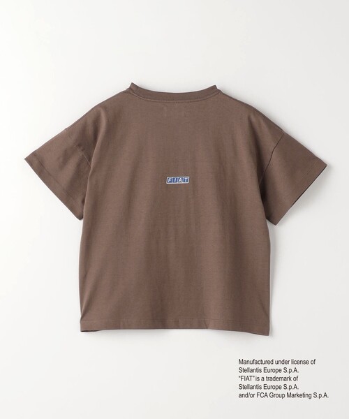 green label relaxing（グリーンレーベルリラクシング）の「【別注】＜URBAMENT＞TJ FIAT PANDA Tシャツ / キッズ  140cm-150cm（Tシャツ/カットソー・キッズ・ネイビー/ホワイト/ブラウン・140cm/150cm）」の14枚目の写真