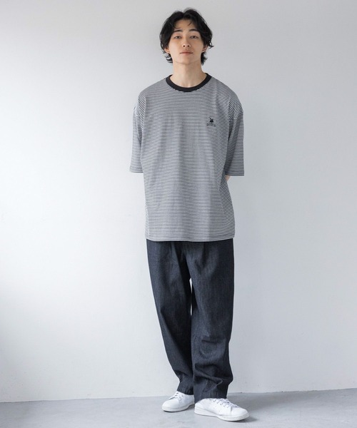 LOWRYS FARM(ローリーズファーム)の「ライトデニムワイドパンツ 140578(デニムパンツ・メンズ・ブラック/ブルー・LARGE/MEDIUM)」の10枚目の写真