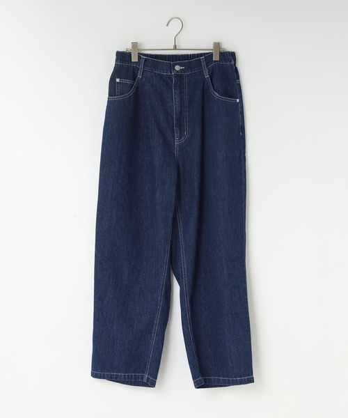 LOWRYS FARM(ローリーズファーム)の「ライトデニムワイドパンツ 140578(デニムパンツ・メンズ・ブラック/ブルー・LARGE/MEDIUM)」の6枚目の写真