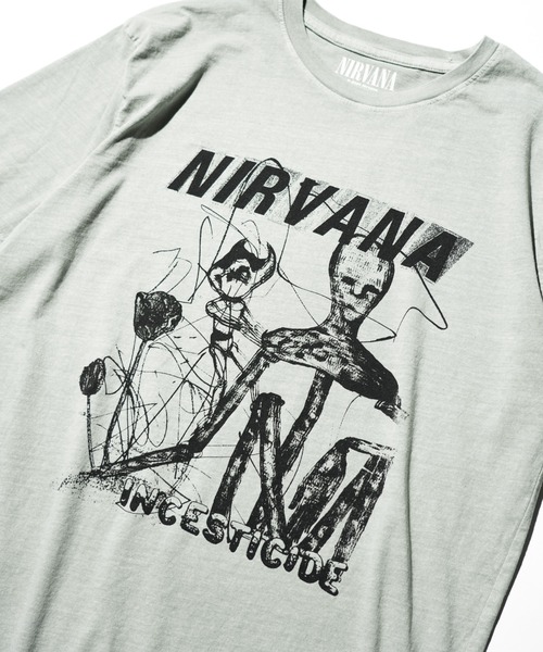 THRIFTY LOOK(スリフティールック)の「THRIFTY LOOK / スリフティールック THRIFTY "NIRVANA" TEE ニルヴァーナ バンドTシャツ バンT(Tシャツ/カットソー・メンズ・ホワイト/グレー・LARGE/X-LARGE/MEDIUM)」の15枚目の写真