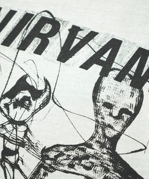 THRIFTY LOOK(スリフティールック)の「THRIFTY LOOK / スリフティールック THRIFTY "NIRVANA" TEE ニルヴァーナ バンドTシャツ バンT(Tシャツ/カットソー・メンズ・ホワイト/グレー・LARGE/X-LARGE/MEDIUM)」の16枚目の写真