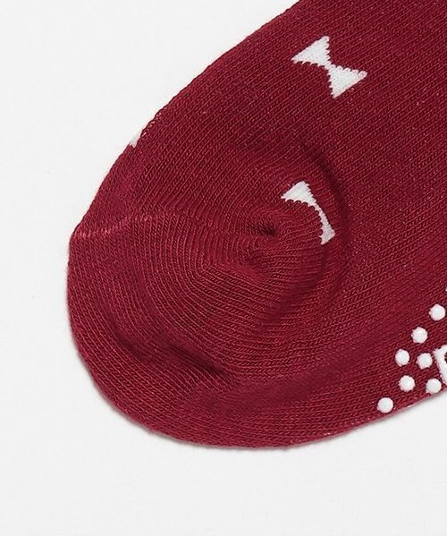 petit main（プティマイン）の「GIRLSアソートソックス2P（ソックス/靴下・キッズ・オフホワイト/ブラック/レッド/アイボリー・S/SS/L/M）」の7枚目の写真