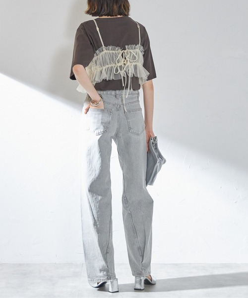 MAISON SPECIAL チュール　ビスチェ　キャミ セール】チュールビスチェキャミ（キャミソール）｜each（イーチ