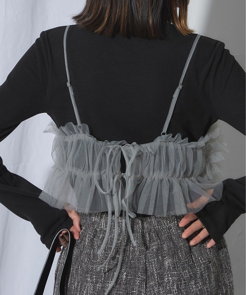 セール】チュールビスチェキャミ（キャミソール）｜each（イーチ）の