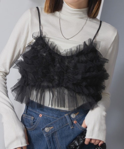 セール】チュールビスチェキャミ（キャミソール）｜each（イーチ）の