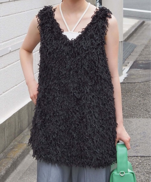 人気完売品！IENA テープヤーンベスト　新品タグ付き 追加》テープヤーンベスト（ベスト）｜IENA（イエナ）の通販