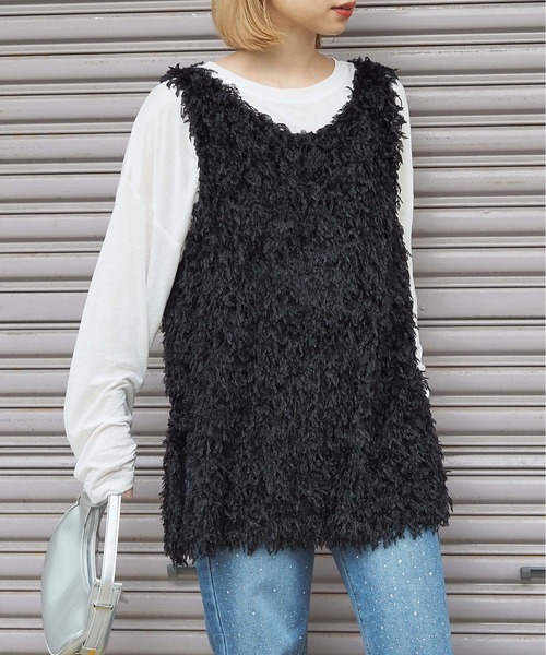 セール】前後2wayテープヤーンベスト（ベスト）｜tiptop