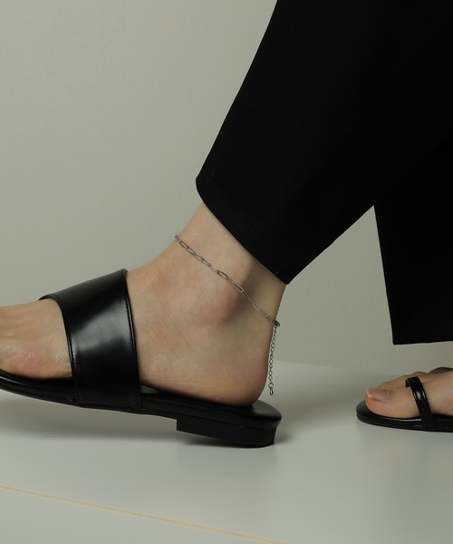 ORLEAN（オルレアン）の「金属アレルギー対応 アズキチェーンアンクレット サージカルステンレス（アンクレット・レディース・ゴールド/シルバー・フリー）」の4枚目の写真