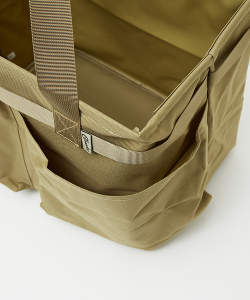 COBMASTER（コブマスター）の「【COBMASTER/コブマスター 】FOLDING BASKET_7231（ボストンバッグ・メンズ・ライトブラウン/ベージュ/イエロー・フリー）」の6枚目の写真
