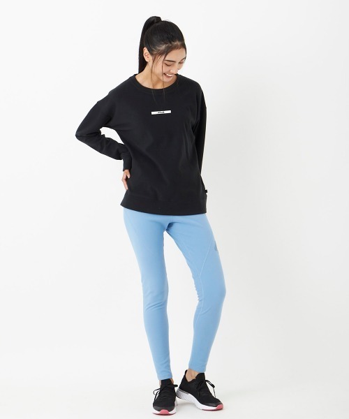 FILA(フィラ)の「ストレッチスムースロングTシャツ(Tシャツ/カットソー・レディース・ピンク/ブラック/ネイビー/ライトブルー・SMALL/MEDIUM/LARGE/X-LARGE)」の5枚目の写真