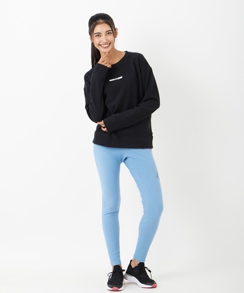 FILA(フィラ)の「ストレッチスムースロングTシャツ(Tシャツ/カットソー・レディース・ピンク/ブラック/ネイビー/ライトブルー・SMALL/MEDIUM/LARGE/X-LARGE)」の6枚目の写真