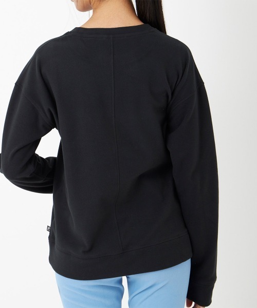 FILA(フィラ)の「ストレッチスムースロングTシャツ(Tシャツ/カットソー・レディース・ピンク/ブラック/ネイビー/ライトブルー・SMALL/MEDIUM/LARGE/X-LARGE)」の11枚目の写真