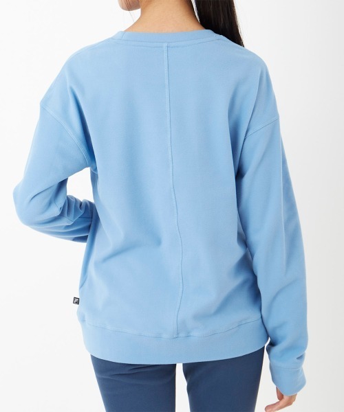 FILA(フィラ)の「ストレッチスムースロングTシャツ(Tシャツ/カットソー・レディース・ピンク/ブラック/ネイビー/ライトブルー・SMALL/MEDIUM/LARGE/X-LARGE)」の17枚目の写真