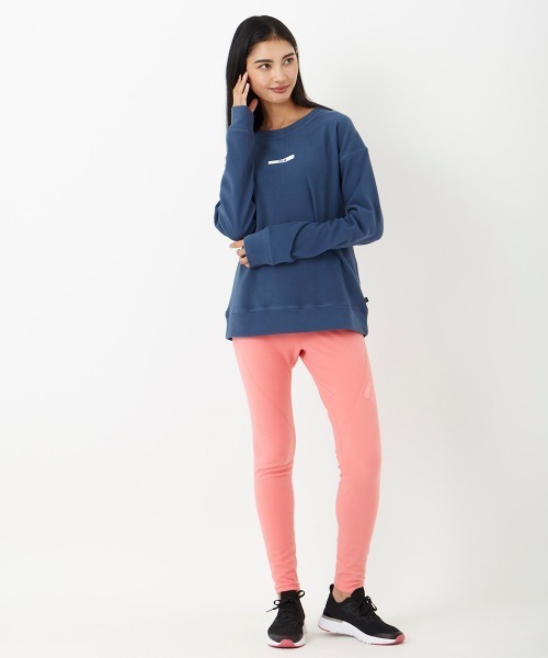 FILA(フィラ)の「ストレッチスムースロングTシャツ(Tシャツ/カットソー・レディース・ピンク/ブラック/ネイビー/ライトブルー・SMALL/MEDIUM/LARGE/X-LARGE)」の21枚目の写真
