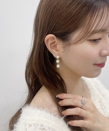 Heather | ローズモチーフピアス　142023(ピアス（両耳用）)