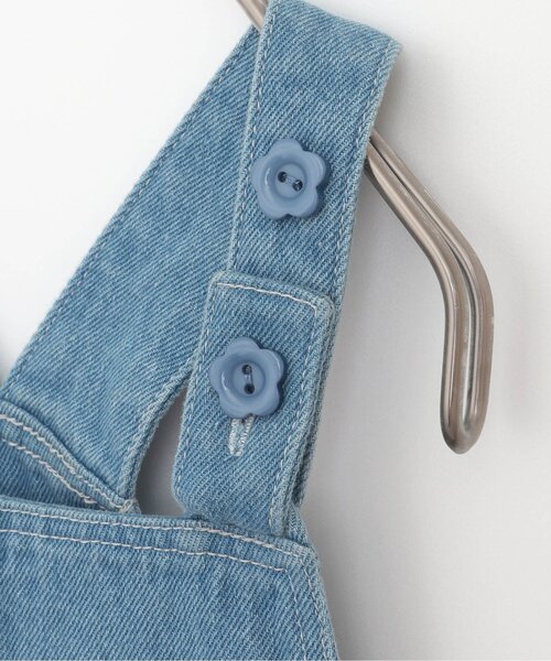 p.premier（ピードットプルミエ）の「スカラップポケットデニムジャンパースカート（ジャンパースカート・キッズ・ネイビー/ブラック・140/90/100/110/120/80/130）」の10枚目の写真
