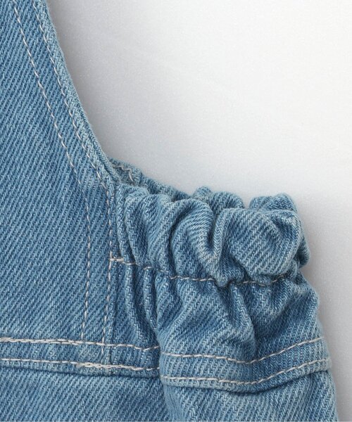 p.premier（ピードットプルミエ）の「スカラップポケットデニムジャンパースカート（ジャンパースカート・キッズ・ネイビー/ブラック・140/90/100/110/120/80/130）」の12枚目の写真