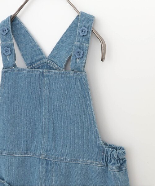 p.premier（ピードットプルミエ）の「スカラップポケットデニムジャンパースカート（ジャンパースカート・キッズ・ネイビー/ブラック・140/90/100/110/120/80/130）」の13枚目の写真