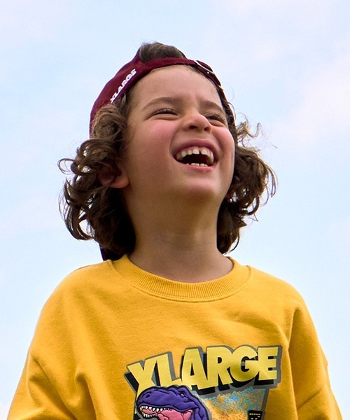XLARGE KIDS（エクストララージキッズ）の「スランテッドOGゴリラキャップ（キャップ・キッズ・エンジ/ベージュ/グリーン/ブラック・M(48-52cm)/L(52-56cm)）」の7枚目の写真
