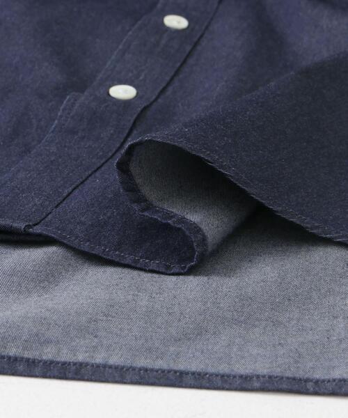 URBAN RESEARCH DOORS(アーバンリサーチドアーズ)の「LIFE STYLE TAILOR デニムボタンダウンシャツ(シャツ/ブラウス・メンズ・ネイビー/ブルー・SMALL/MEDIUM/LARGE)」の12枚目の写真