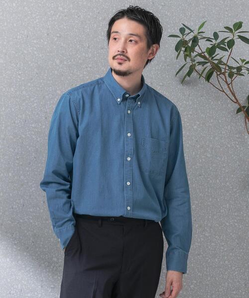 セール】LIFE STYLE TAILOR デニムボタンダウンシャツ（シャツ