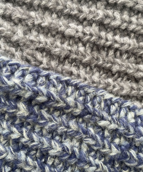 forksy.（フォルクシー）の「【forksy.】バックシャンローゲージメランジニットプルオーバー（ニット/セーター・レディース・グレー/アイボリー/ピンク/ネイビー/ベージュ・FREE）」の6枚目の写真