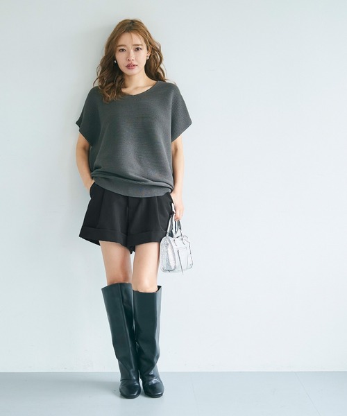 ★新品未使用★COCO DEAL  イレギュラータックショートパンツ ☆新品未使用☆COCO DEAL イレギュラータックショートパンツ