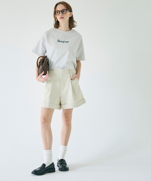 ★新品未使用★COCO DEAL  イレギュラータックショートパンツ セール】ストレッチタックショートパンツ（その他パンツ）｜coca